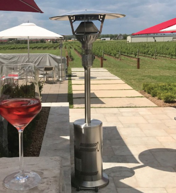How to Keep a Patio Heater From Tipping Over