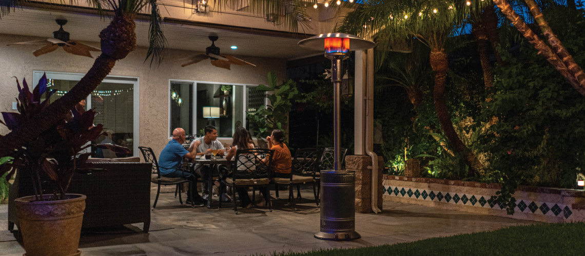 How to Keep a Patio Heater From Tipping Over