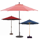 Round Market Umbrellas