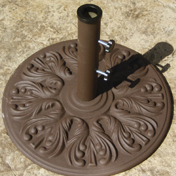 bronze galtech umbrella base