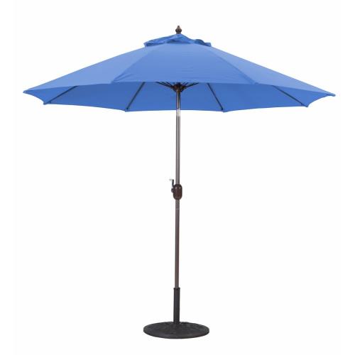 Galtech International 636 9 Manual Tilt Octagonal Aluminum Umbrella