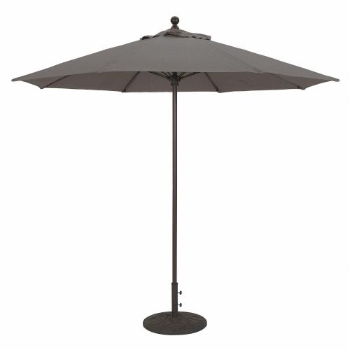 Galtech International 735bk52 9 Commercial Octagonal Umbrella Commercial Octagonal Umbrella, Camel Replacement Patio Umbrella Lower Pole