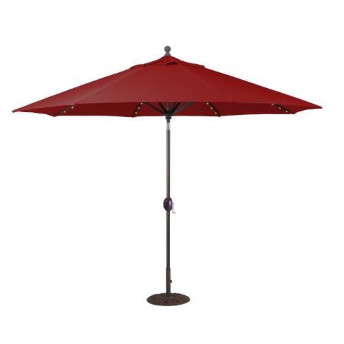 Galtech International 986 11 Octagon Umbrella With Led Light