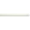 48 Inch Down Rod Length - White Finish