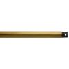 18 Inch Down Rod Length - Natural Brass Finish