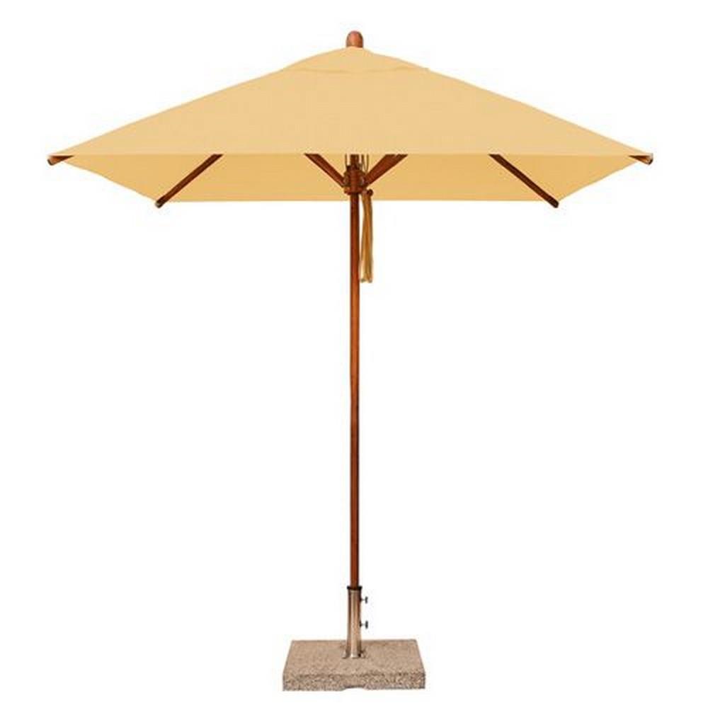 puur ontslaan niveau Bambrella - 2-1m - Levante - 7 Foot Wide-1.5 Inch Diameter Square Bamboo  Market Umbrella