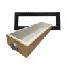 39 Inch Fire Rated Box and Flush Mount Kit - Black