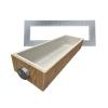 39 Inch Fire Rated Box and Flush Mount Kit - Stainless