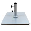 060SQBK - 60LB Square Base - Silver Finish