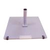 095sqsr - 95LB Square Steel Base - Silver Finish