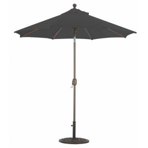 BrackenStyle Holz-Gartenparasol Mit Zugseil – Waschbar, Inkl. 15 Kg Betonbasis & 11 Farben