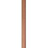 50 Inch Bar Height Pole - Teak Wood Finish