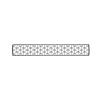 BL1S61 - Contemporary Faceplate for Single Element Heaters - Black Finish