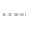 BL3S61 - Mediterranean Faceplate for Single Element Heaters - Black Finish