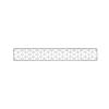 SS1S61 - Contemporary Faceplate for Single Element Heaters - Stainless Finish