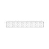 SS2D61 - Craftsman Faceplate for Dual Element Heaters - Stainless Finish