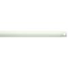 72 Inch Down Rod Length - Matte White Finish