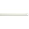 72 Inch Down Rod Length - White Finish