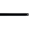 72 Inch Down Rod Length - Satin Black Finish