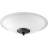 1180-869 - 18W 2 LED Satin Opal Light Kit - Noir Finish