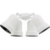 2409-806 - 36W 4 LED Bullet Light Kit - White Finish