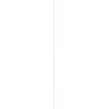 48 Inch Down Rod Length - White Finish