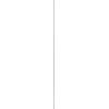 48 Inch Down Rod Length - Galvanized Finish