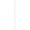 60 Inch Down Rod Length - Galvanized Finish